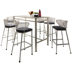 KETTLER Urbano 6-Seater Outdoor Bar Set